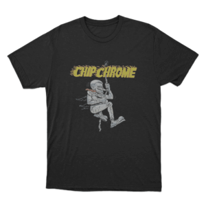 Chip Chrome Unisex T Shirt Black