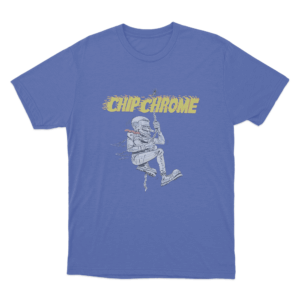 Chip Chrome Unisex T Shirt Blue