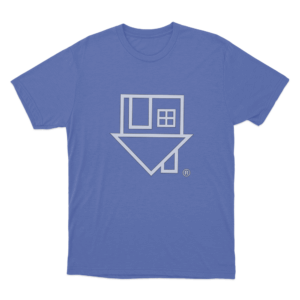 House Logo Unisex T Shirt Blue