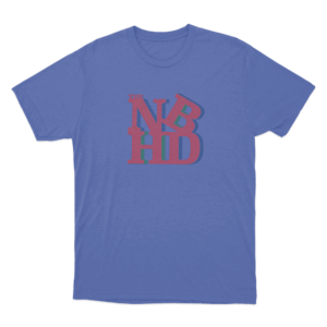 The NBHD Unisex T Shirt Blue